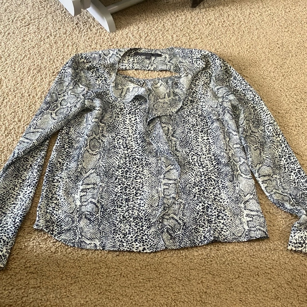 Snake skin patterned Guess blouse
